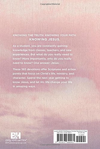 Knowing Jesus (Rose cover): The Essential Teen 365 Devotional,New