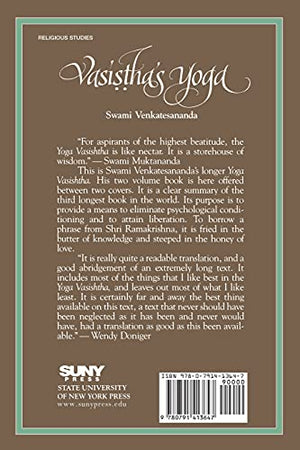 Vasistha'S Yoga (Special Paper; 27),Used