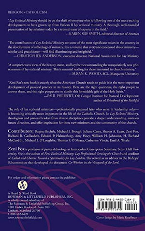 Lay Ecclesial Ministry: Pathways Toward the Future,Used