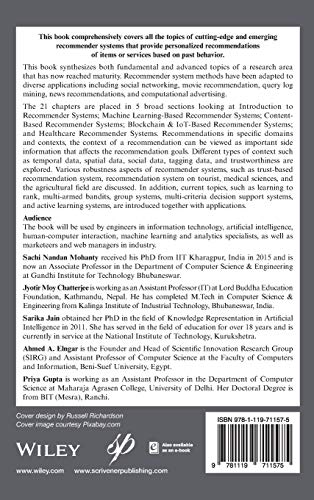 Recommender System with Machine Learning and Artificial Intelligence,Used