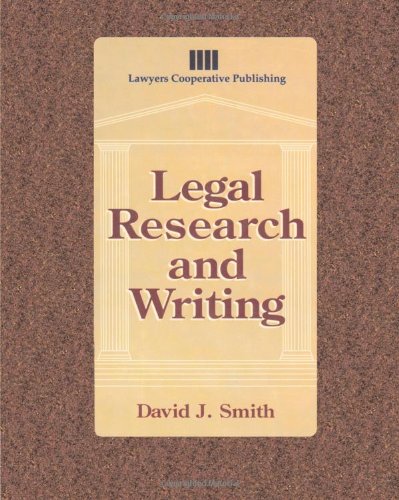 Legal Research & Writing,New