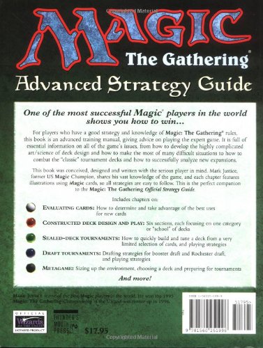 Magic: The Gathering  Advanced Strategy Guide: The ColorIllustrated Guide to Expert Magic,Used