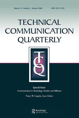 Communication Technology Transfer & Diffusion Tcq 15#3,Used