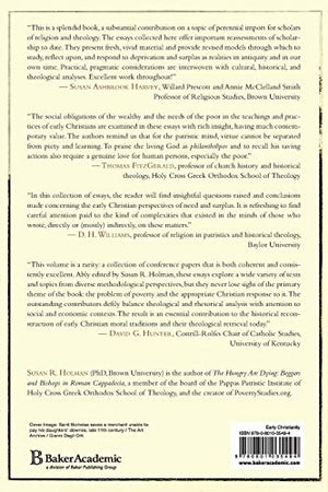Wealth And Poverty In Early Church And Society (Holy Cross Studies In Patristic Theology And History),New