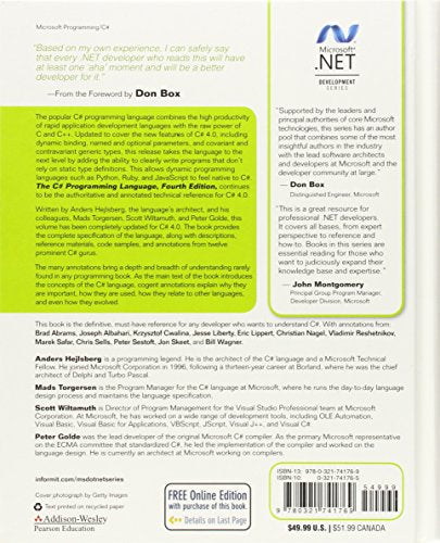 The C# Programming Language (Microsoft .Net Development Series),Used