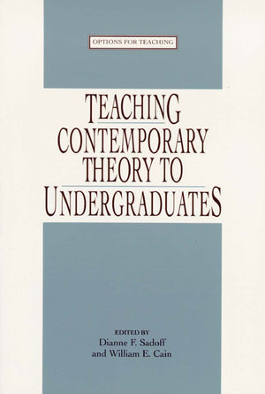 Teaching Contemporary Theory to Undergraduates,Used