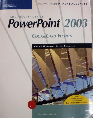 New Perspectives on Microsoft Office PowerPoint 2003, Brief, CourseCard Edition,Used