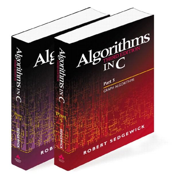 Algorithms in C, Parts 15: Fundamentals, Data Structures, Sorting, Searching, and Graph Algorithms,Used