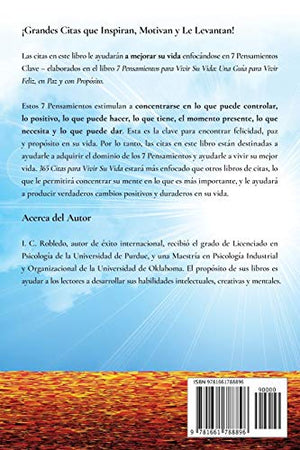 365 Citas para Vivir Su Vida: Palabras Sabias, Poderosas, Inspiradoras y Transformadoras de Vida para Iluminar Sus Das (Domine,Used