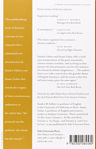 The Madwoman In The Attic: The Woman Writer And The Nineteenthcentury Literary Imagination,New