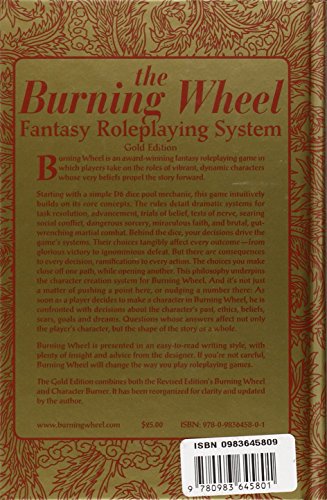 Burning Wheel Gold Revised Edition,Used