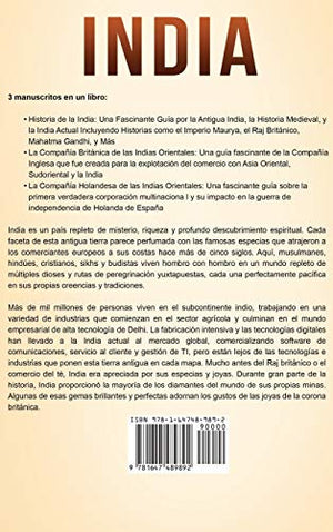 India: Una gua fascinante sobre la historia de la India, la Compaa de las Indias Orientales y la Compaa Holandesa de las I,Used