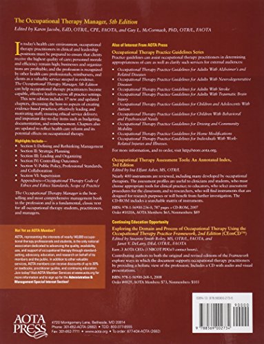 The Occupational Therapy Manager,Used