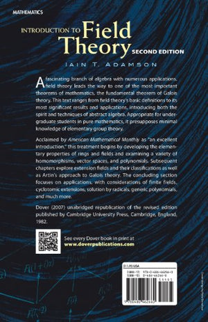 Introduction to Field Theory: Second Edition (Dover Books on Mathematics),Used