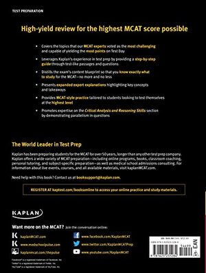 Kaplan MCAT 528: Advanced Prep for Advanced Students (Kaplan Test Prep),Used