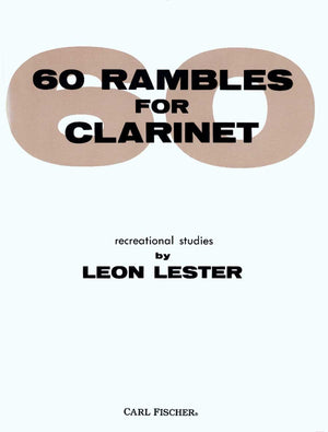 O4239  60 Rambles for Clarinet (CLARINETTE) (German Edition),Used