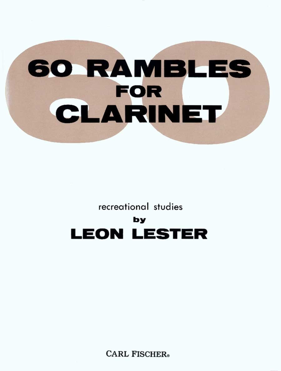 O4239  60 Rambles for Clarinet (CLARINETTE) (German Edition),Used