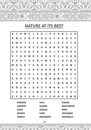 Tropical Coloring Book & Word Search,Used