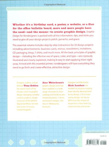 Graphic Design for Nondesigners: Essential Knowledge, Tips, and Tricks, Plus 20 StepbyStep Projects for the Design Novice,New