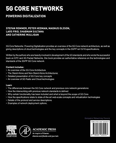 5G Core Networks: Powering Digitalization,Used