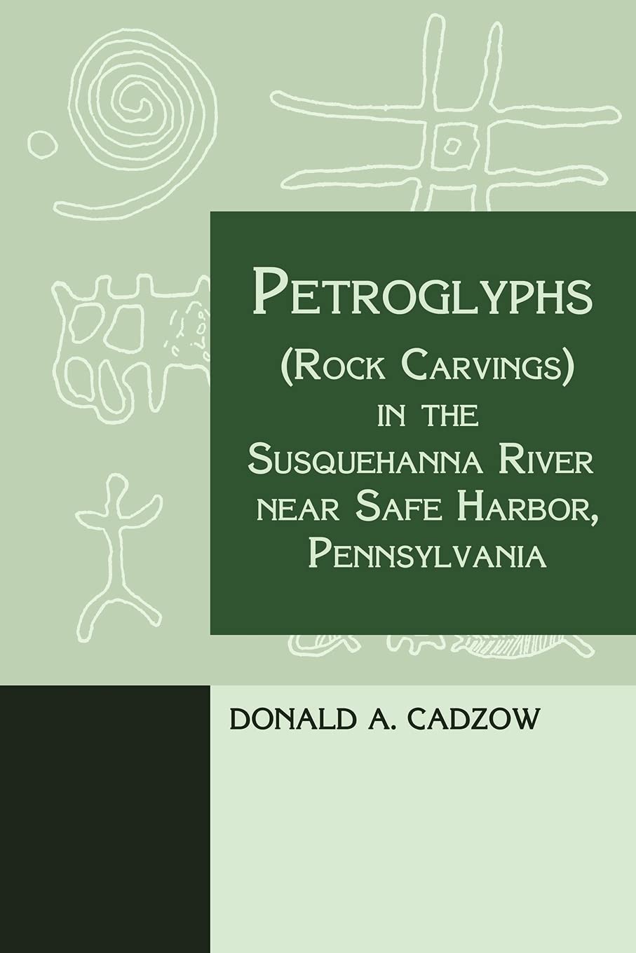 Petroglyphs (Rock Carvings) in the Susquehanna River near Safe Harbor, Pennsylvania,New