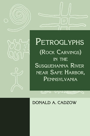 Petroglyphs (Rock Carvings) in the Susquehanna River near Safe Harbor, Pennsylvania,Used