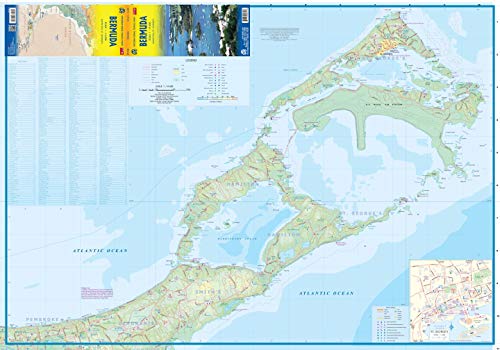 Bermuda Travel Reference Map 1 : 14,500-new