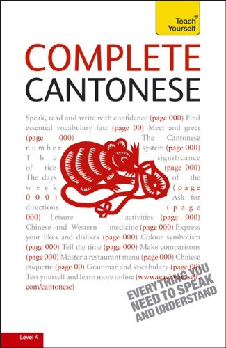 Complete Cantonese: A Teach Yourself Guide (Teach Yourself Language),Used