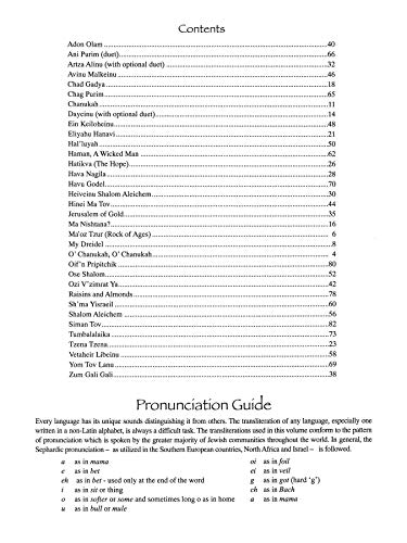 Chanukah, Folk, And Festivals: With Lyrics, Translations And Guitar Chords