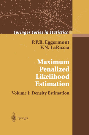 Maximum Penalized Likelihood Estimation: Volume I: Density Estimation (Springer Series In Statistics),Used