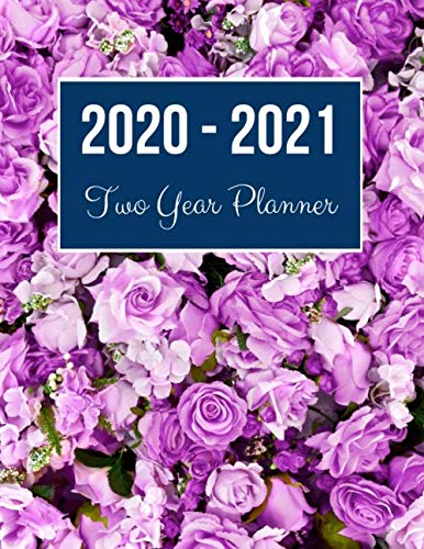 20202021 Two Year Planner: Rose Flower Cover  2020 Planner Weekly and Monthly  Jan 1, 2020 to Dec 31, 2021  Calendar Views,Used