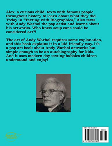 Texting with Andy Warhol: An Art Biography Book for Kids (Texting with History),Used