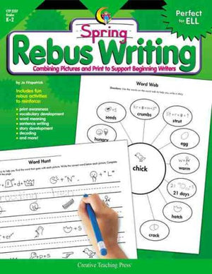 Rebus WritingSpring, Gr. K2,New