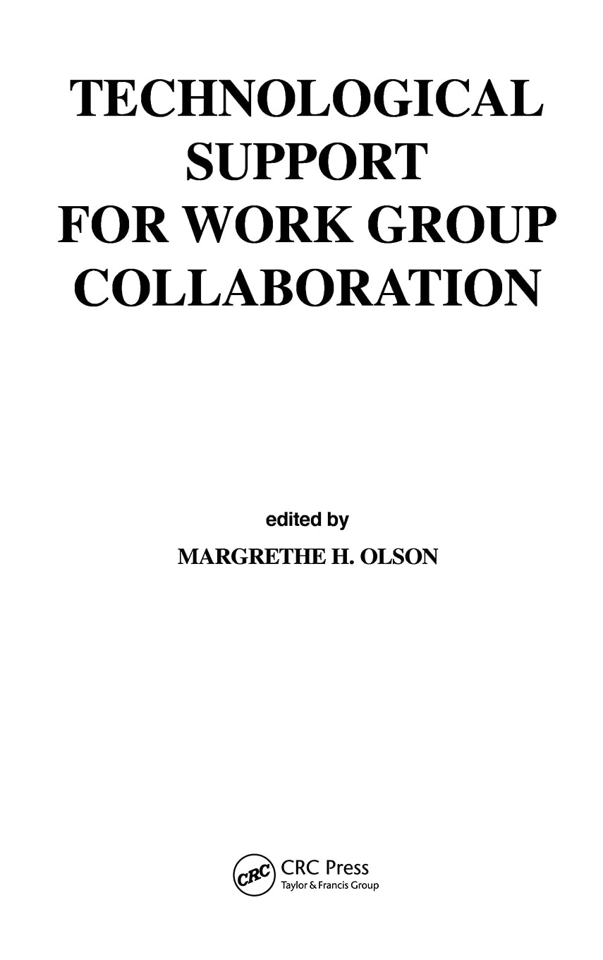 Technological Support For Work Group Collaboration,Used