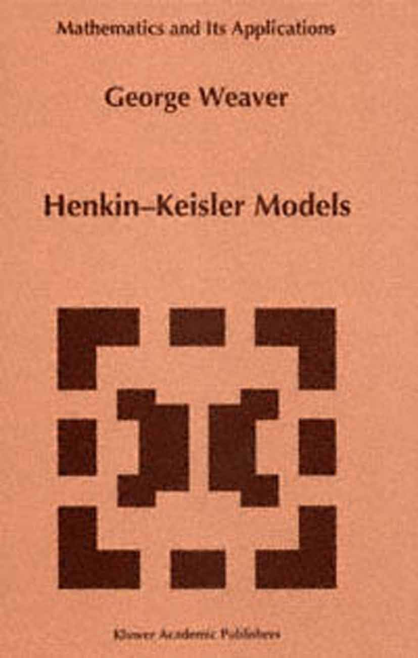HenkinKeisler Models (Mathematics and Its Applications, 392),Used