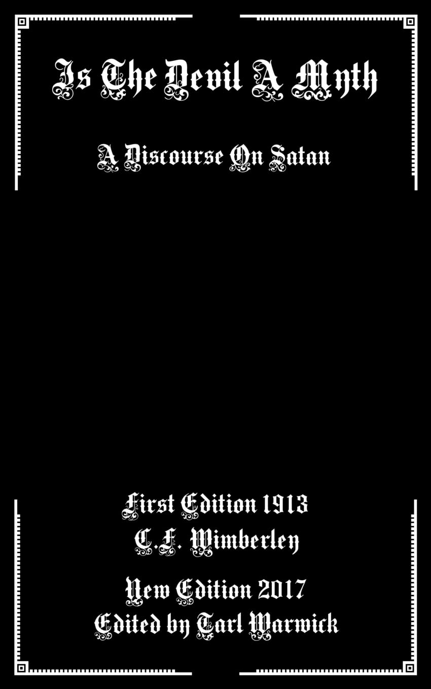 Is the Devil a Myth: A Discourse on Satan,Used