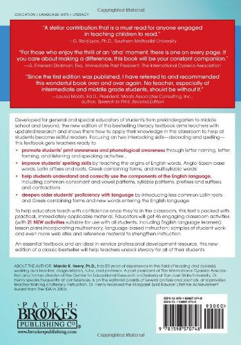 Unlocking Literacy: Effective Decoding and Spelling Instruction, Second Edition,Used