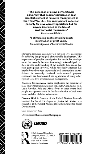 Grassroots Environmental Action (People's Participation in Sustainable Development),New