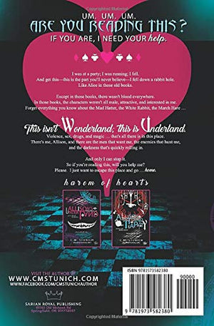 Allisons Adventures in Underland: A Dark Reverse Harem Romance (Harem of Hearts),Used