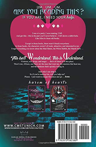 Allisons Adventures in Underland: A Dark Reverse Harem Romance (Harem of Hearts),Used