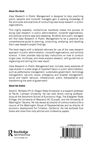 Case Research in Public Management,Used