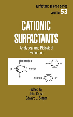 Cationic Surfactants: Analytical And Biological Evaluation (Fundamental And Clinical Cardiology),Used