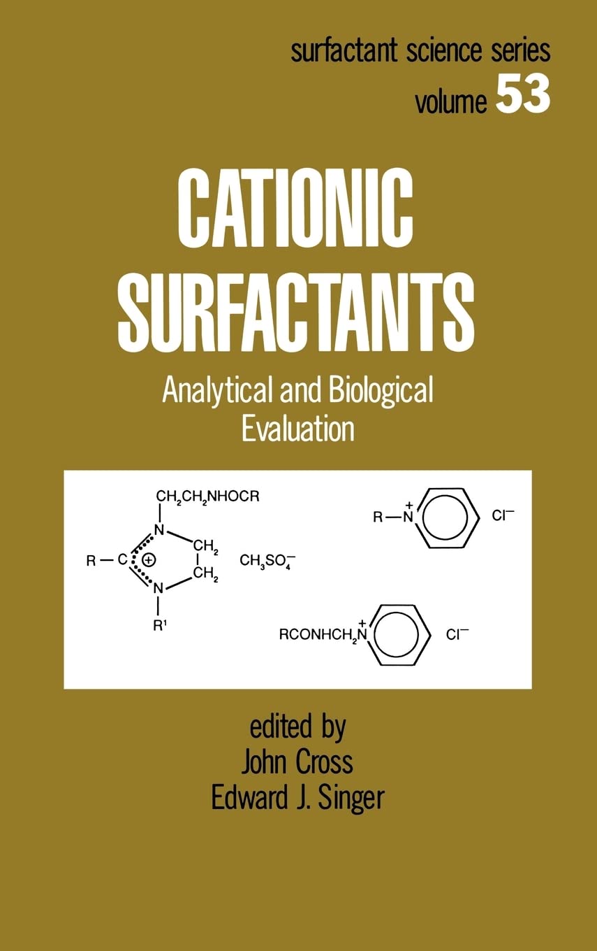 Cationic Surfactants: Analytical And Biological Evaluation (Fundamental And Clinical Cardiology),Used