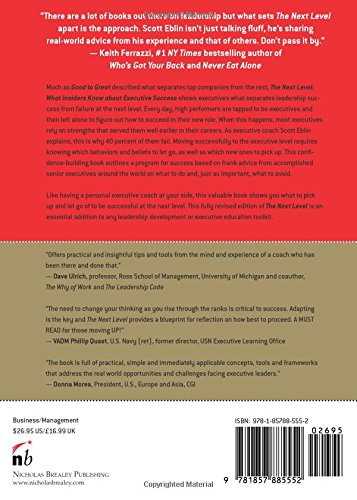 The Next Level: What Insiders Know About Executive Success, 2nd Edition,Used