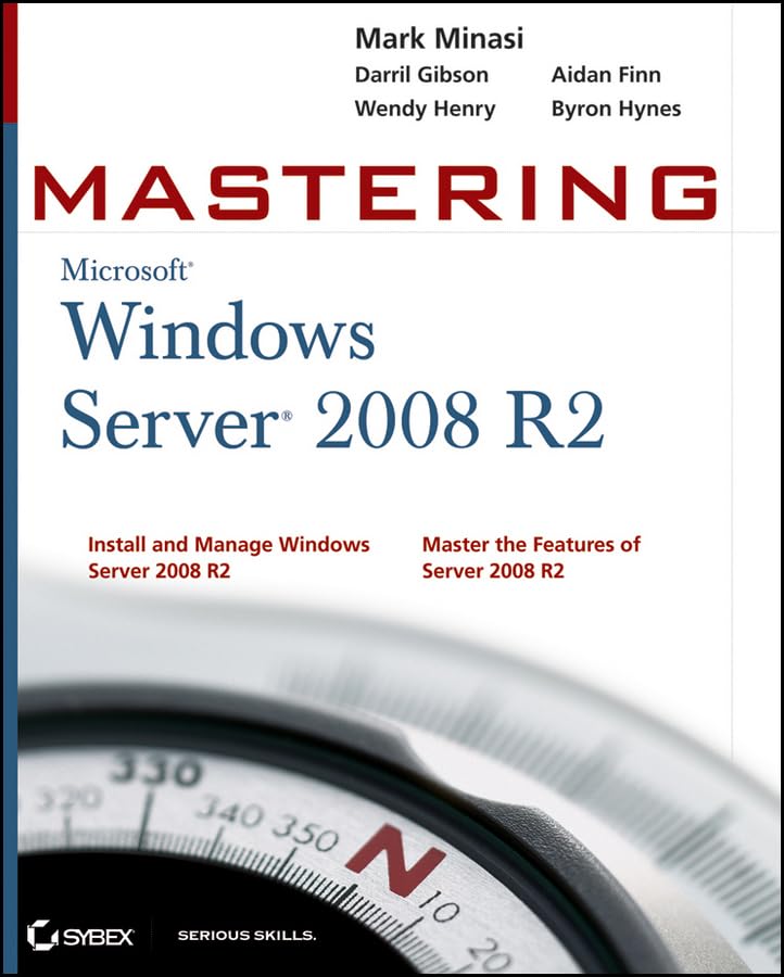 Mastering Microsoft Windows Server 2008 R2,Used