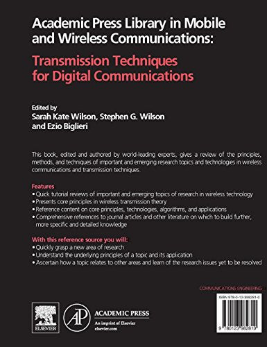 Academic Press Library in Mobile and Wireless Communications: Transmission Techniques for Digital Communications,Used