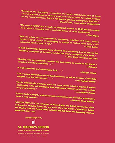 Bootleg: The Secret History of the Other Recording Industry,Used