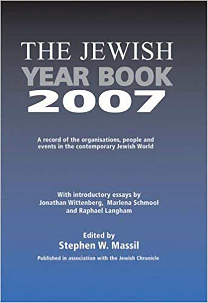 Jewish Year Book 2007,Used