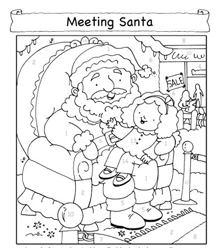 Christmas Color by Number (Dover Christmas Coloring Books),Used