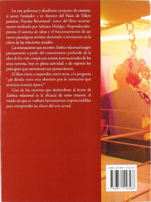 Estetica relacional / Relational Aesthetics (Spanish Edition),New